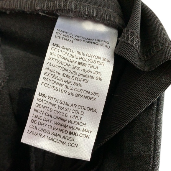 Chico's Women's Gray Pants Size 0.5R (US 6/Small) Stretch with Pockets - Picture 5 of 6